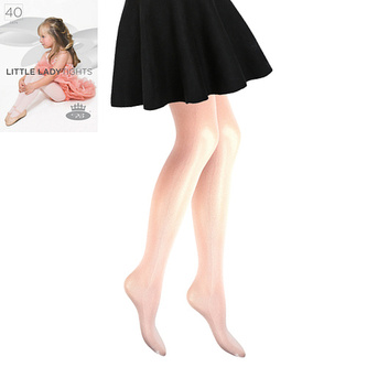 Lady B punčochové kalhoty LITTLE LADY tights 40 DEN bianco 110-116 1 ks