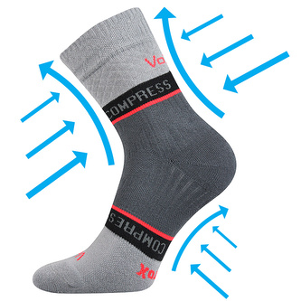 VoXX® ponožky Fixan světle šedá 39-42 (26-28) 1 pár
