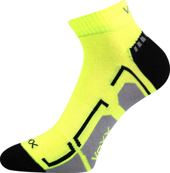VoXX® ponožky Flashik neon žlutá 35-38 (23-25) 3 páry