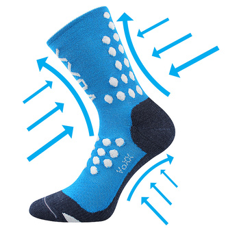 VoXX® ponožky Finish modrá 39-42 (26-28) 1 pár