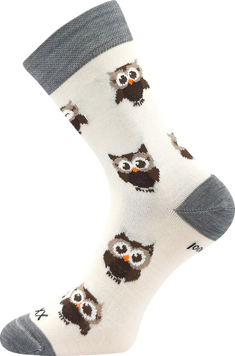 VoXX® ponožky Bubo bílá 39-42 (26-28) 1 pár