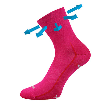 VoXX® ponožky Baeron magenta 35-38 (23-25) 1 pár