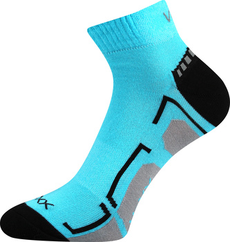 VoXX® ponožky Flashik neon tyrkys 30-34 (20-22) 3 páry