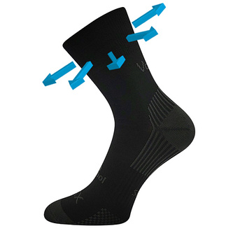 VoXX® ponožky Optimus černá 35-38 (23-25) 1 pár