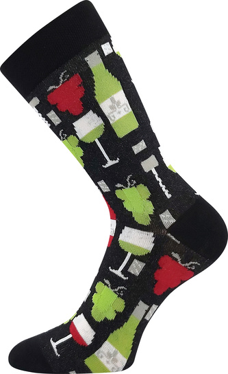 VoXX® ponožky VínoXX černá 35-38 (23-25) 1 pár