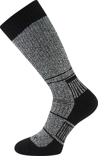 VoXX® ponožky Carpatia černá melé 43-46 (29-31) 1 pár