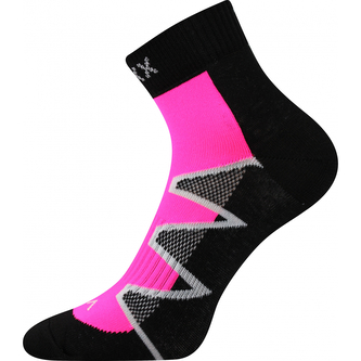 VoXX® ponožky Monsa černá-růžová 35-38 (23-25) 3 páry