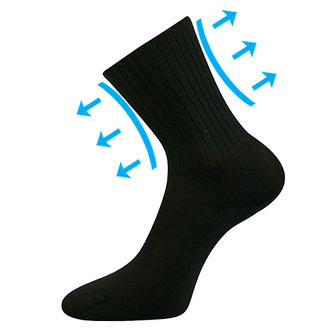 Boma® ponožky Diarten černá 46-48 (31-32) 3 páry