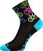 VoXX® ponožky Ralf X bike/černá 39-42 (26-28) 1 pár