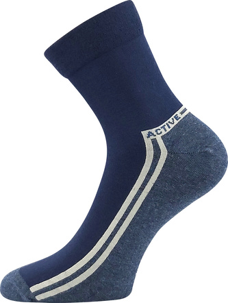 Lonka® ponožky Roger 02 tm.modrá 43-46 (29-31) 3 páry