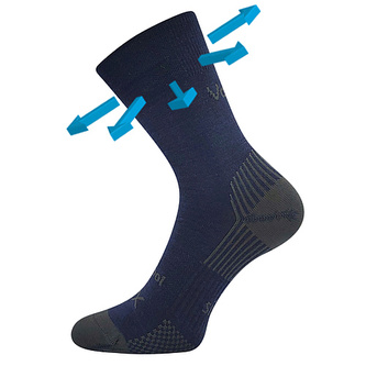 VoXX® ponožky Optimus tm.modrá 39-42 (26-28) 1 pár