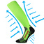 VoXX® podkolenky Flex neon zelená 35-38 (23-25) 1 pár