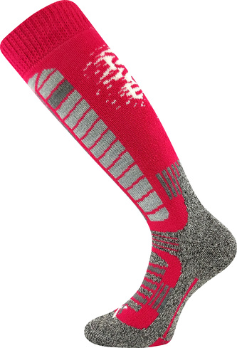 VoXX® podkolenky lyžařské Carving magenta 35-38 (23-25) 1 pár