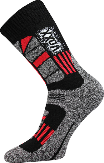 VoXX® ponožky Traction I červená 35-38 (23-25) 1 pár