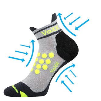 VoXX® ponožky Sprinter sv.šedá 35-38 (23-25) 1 pár