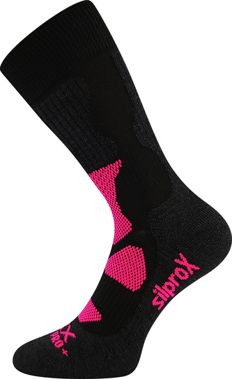 VoXX® ponožky Etrex černo-růžová 35-38 (23-25) 1 pár