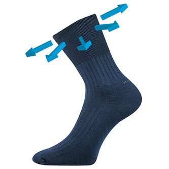 VoXX® ponožky Corsa Medicine tmavě modrá 47-50 (32-34) 1 pár