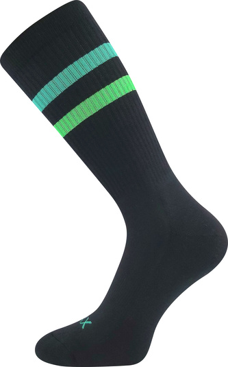 VoXX® ponožky Retran černá/zelená 43-46 (29-31) 1 pár