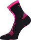 VoXX® ponožky Woralf černá/neon růžová 39-42 (26-28) 3 páry