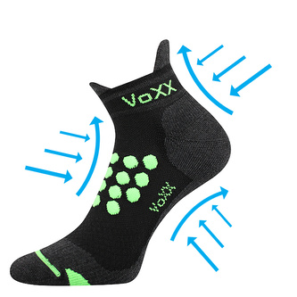 VoXX® ponožky Sprinter černá 39-42 (26-28) 1 pár