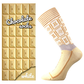 Lonka® ponožky Chocolate white 38-41 (25-27) 1 pár