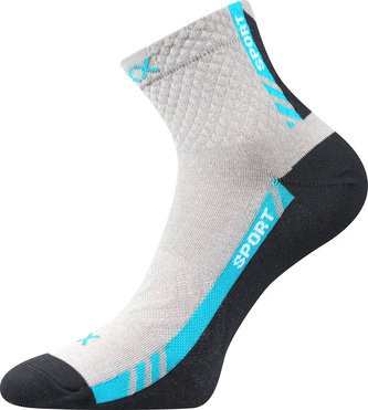 VoXX® ponožky Pius světle šedá 43-46 (29-31) 3 páry