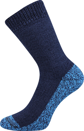 Teplé ponožky Boma tmavě modré (Sleep-darkblue) M