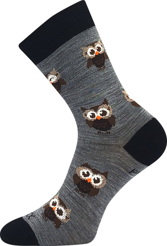 VoXX® ponožky Bubo světle šedá 35-38 (23-25) 1 pár