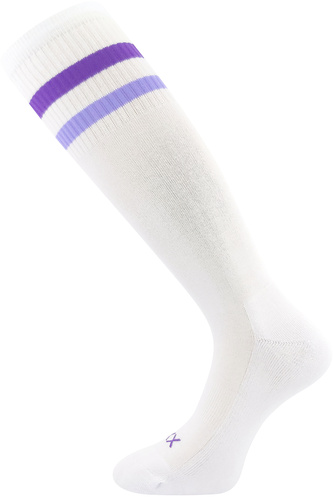VoXX® podkolenky Retrana bílá/fialová 35-38 (23-25) 1 pár