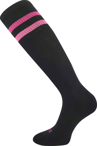 VoXX® podkolenky Retrana černá/růžová 35-38 (23-25) 1 pár