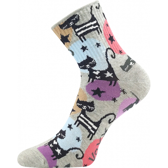 VoXX® ponožky Agapi kočky 35-38 (23-25) 3 páry