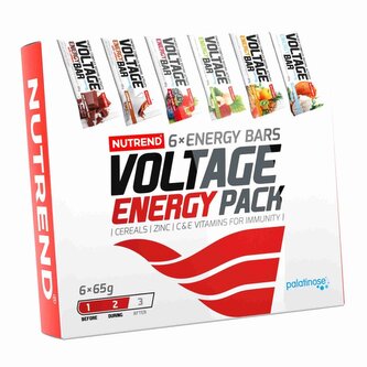 tyčinka Nutrend Voltage vánoční dárkové balení 6x65g