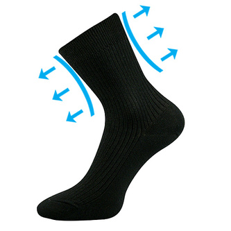 Boma® ponožky Viktorka černá 38-39 (25-26) 3 páry