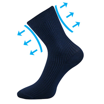 Boma® ponožky Viktor tmavě modrá 41-42 (27-28) 3 páry