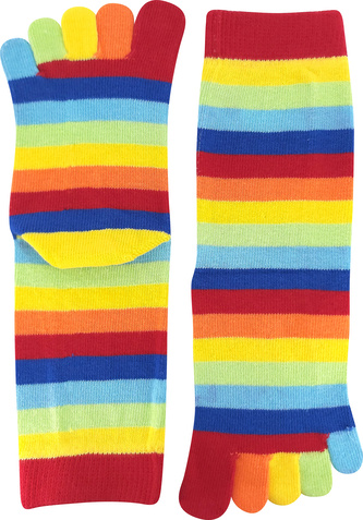 Boma® ponožky Prstan-a 10 Rainbow 42-46 (28-31) 1 pár