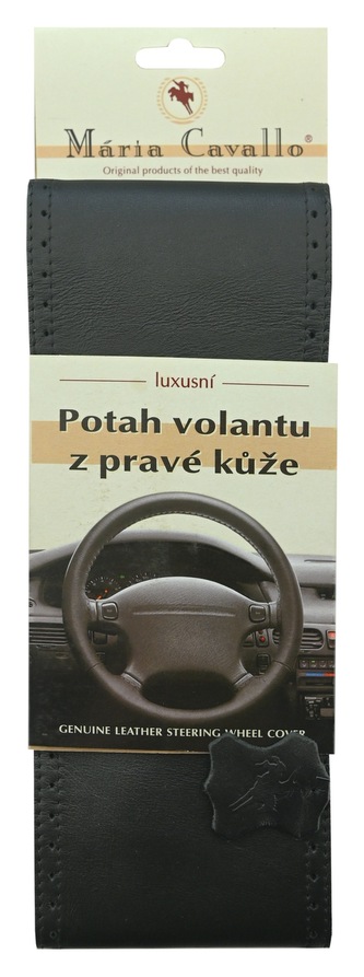 Potah volantu omotávací z pravé kůže A černý Potah volantu omotávací z pravé kůže A černý