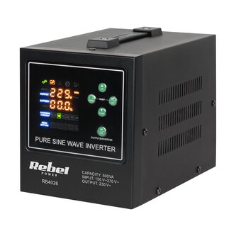 Zdroj záložní REBEL POWER 500 LFP4 RB-4026 300W 12V