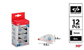 Korektor mini w taśmie 12szt