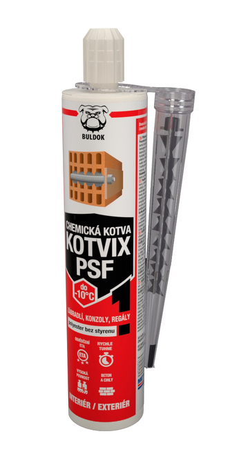 KOTVIX PSF chemická kotva polyester bez styrenu 300ml