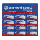 Sekundové lepidlo PLATO SLON 12ksx3g