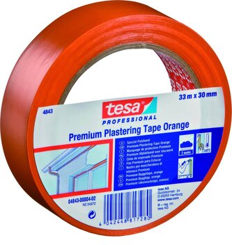 TESA 04843 premium PVC maskovací páska 50mmx33m oranžová