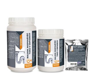 BULDOK Rozpouštěč tuků v odpadech 1kg