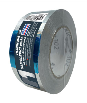 Hliníková samolepicí páska BULDOK 48mmx50m stříbrná