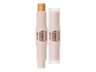 Barry M Chisel Cheeks Rozjasňovač Highlighter Cream Duo 6,3 g Silver/Gold pro ženy