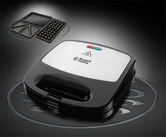 Sendvičovač / waflovač / gril, 3v1 RUSSELL HOBBS "Fiesta"