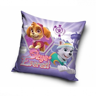 Carbotex Polštářek Tlapková Patrola Záchranářky Skye a Everest 40x40 cm