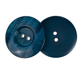 Knoflík - sada 3 ks - tyrkysová - prům. 30 mm