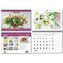 Kalendarz 2025 A4 terminarz 13 plansz Kwiaty