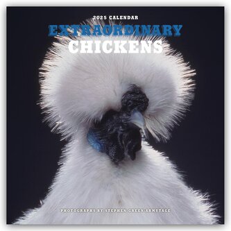 Extraordinary Chickens - Außergewöhnliche Hühner 2025 - Wandkalender - Original Harry N. Abrams Kalender [Mehrsprachig] [Kalende