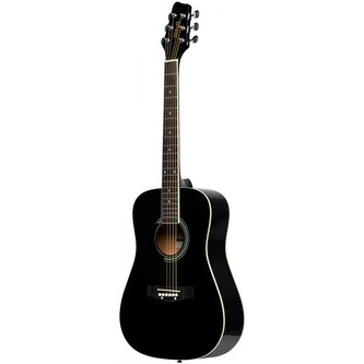 Stagg SA20D 3/4 LH-BK, akustická kytara 3/4 typu Dreadnought, levoruká